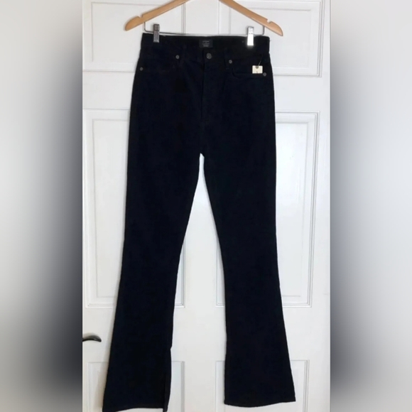 Citizens of Humanity Georgia High Rise BlackBootcut Corduroy Pants 28 NWOT - Picture 4 of 4